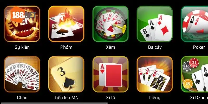 Tuyệt Chiêu Chơi Bài Trực Tuyến 188BET Bất Bại Từ Cao Thủ Các game bài Casino hấp dẫn có tại sảnh cược của 188BET.